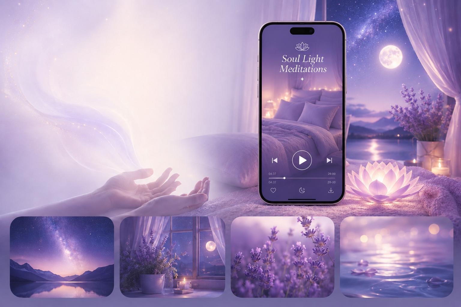 Аудіокурс Soul Light Meditations для сну і відновлення